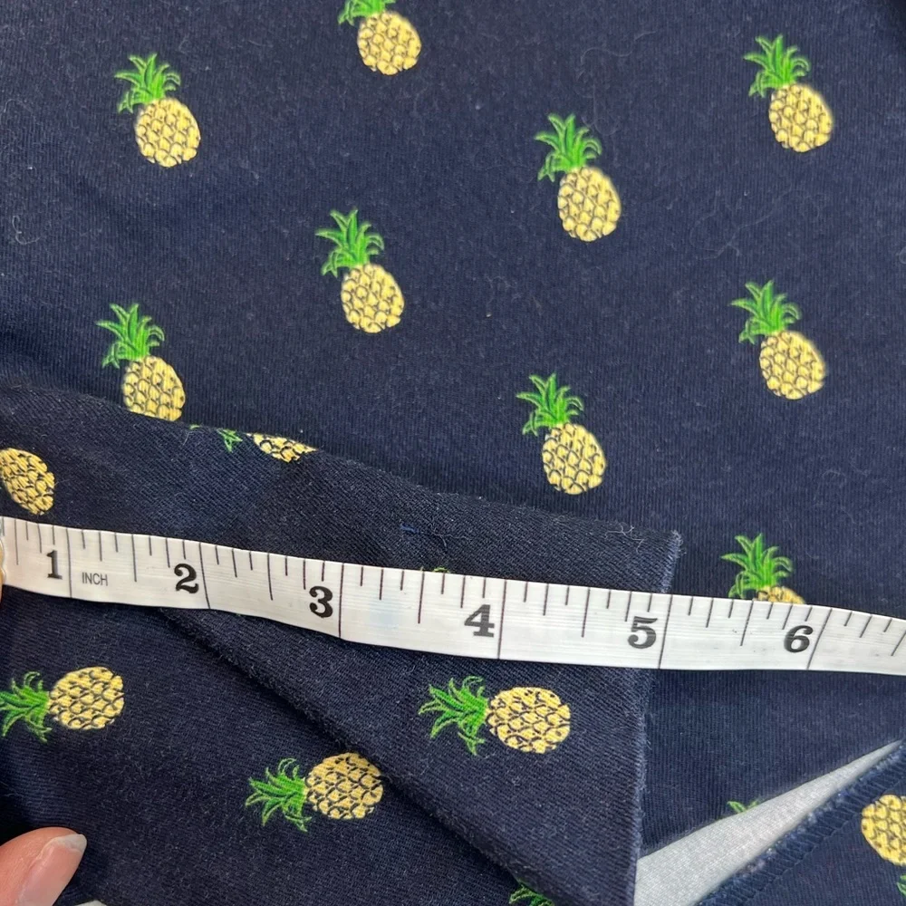 J. Crew Pineapple Print Stretch Chino Shorts Size 12 - Picture 7 of 12